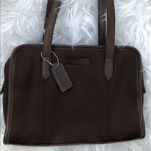 Coach| Neoprene/Leather Trim Bag